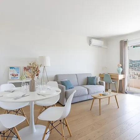 Appartement Perchoir - Balcon, Vue Sur La Ville, Palais&plages *