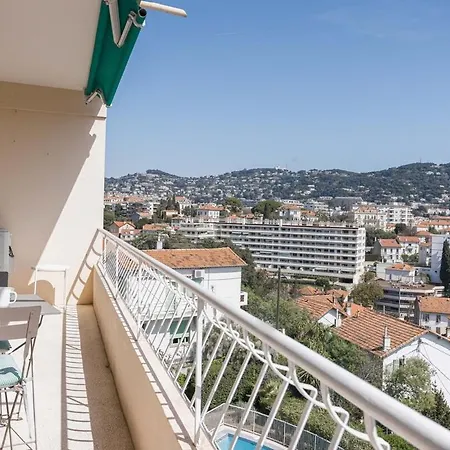 Appartement Perchoir - Balcon, Vue Sur La Ville, Palais&plages Cannes